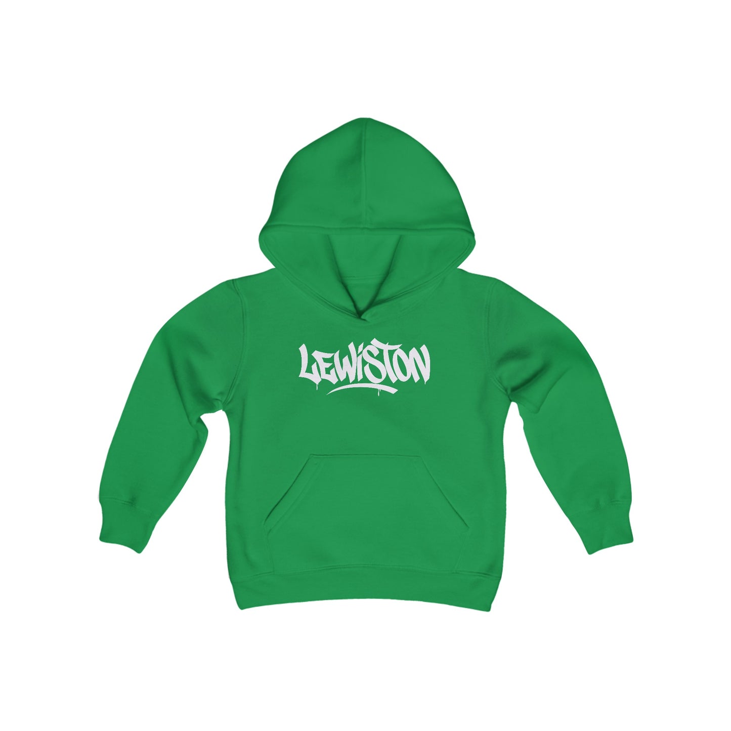 Kids Lewiston White Letter Hoodie