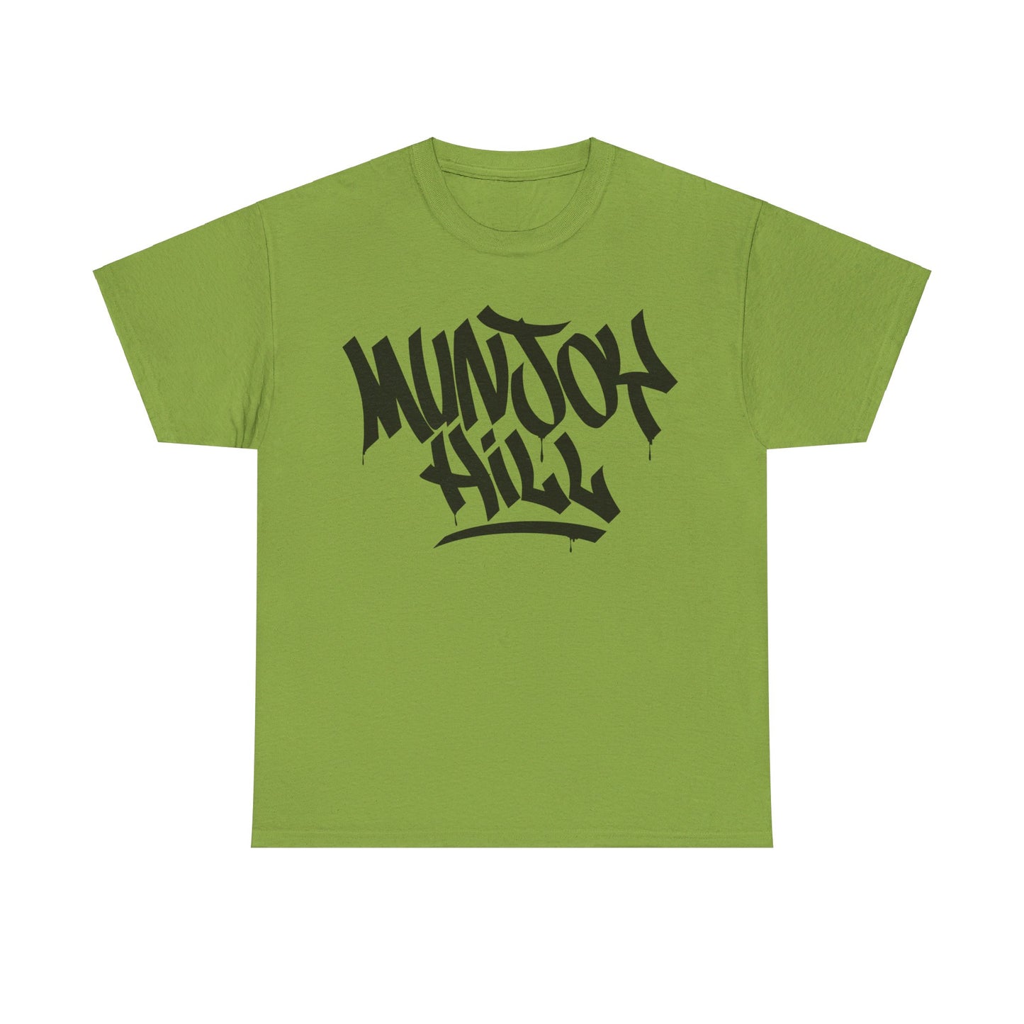 Munjoy Hill Black Letter T-Shirt