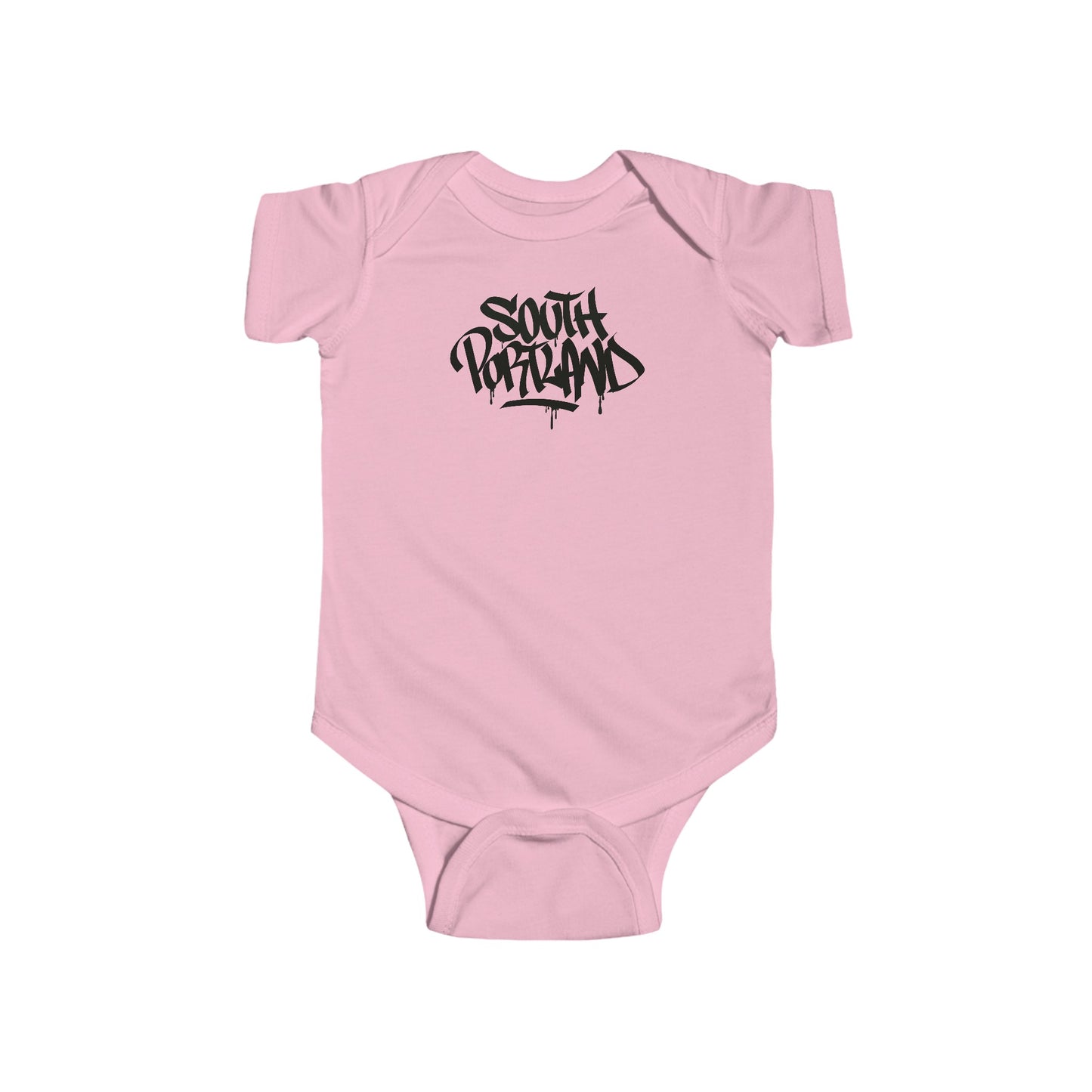 Infant South Portland Black Letter Bodysuit